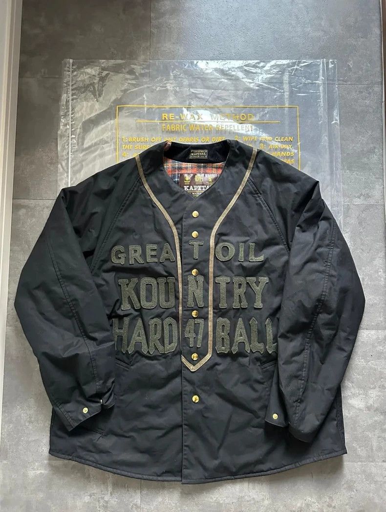 Kapital Kapital Black Padded Baseball Jacket Size US S / EU 44-46 / 1 - 2 Thumbnail