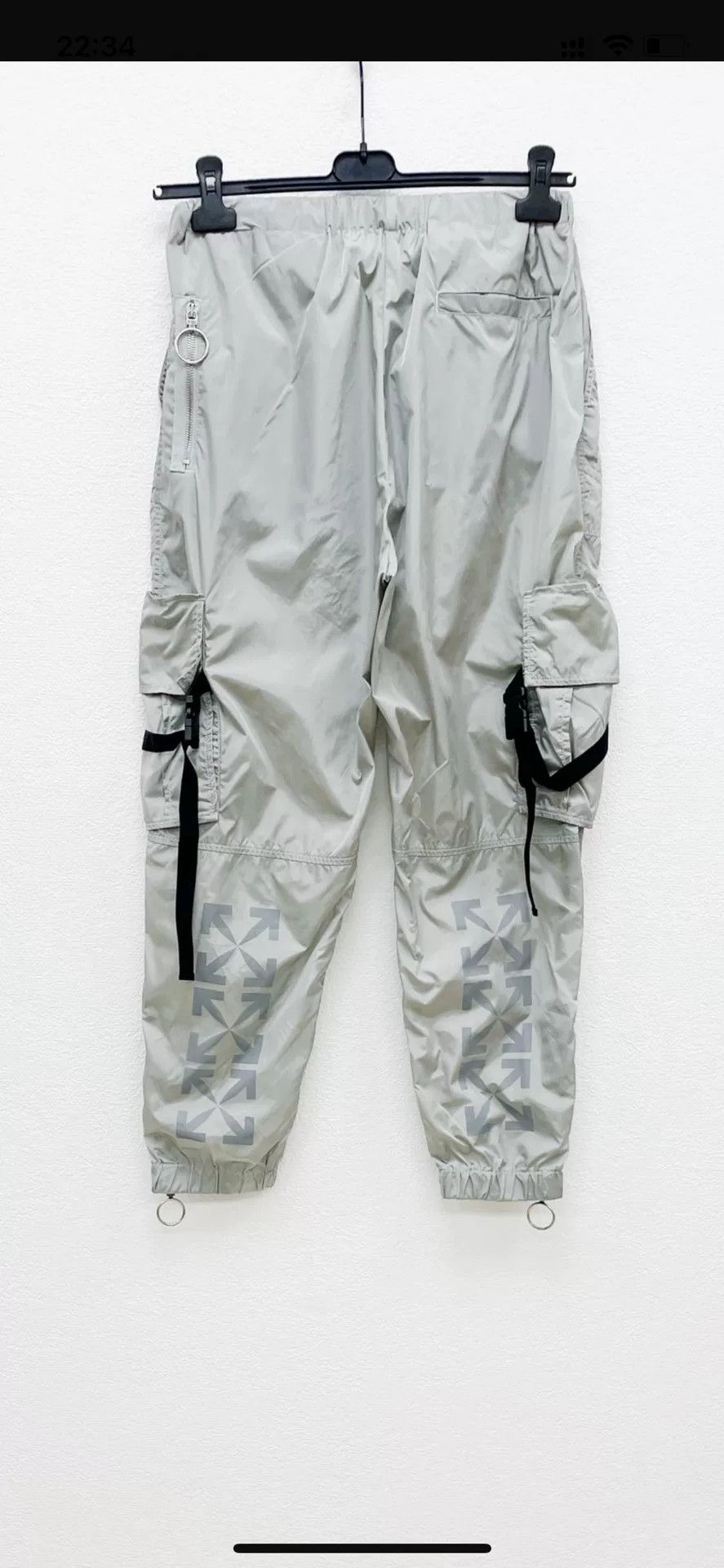 Off-White OFF-WHITE Elastic Waist Cargo Casual Pants Size US 28 / EU 44 - 4 Thumbnail