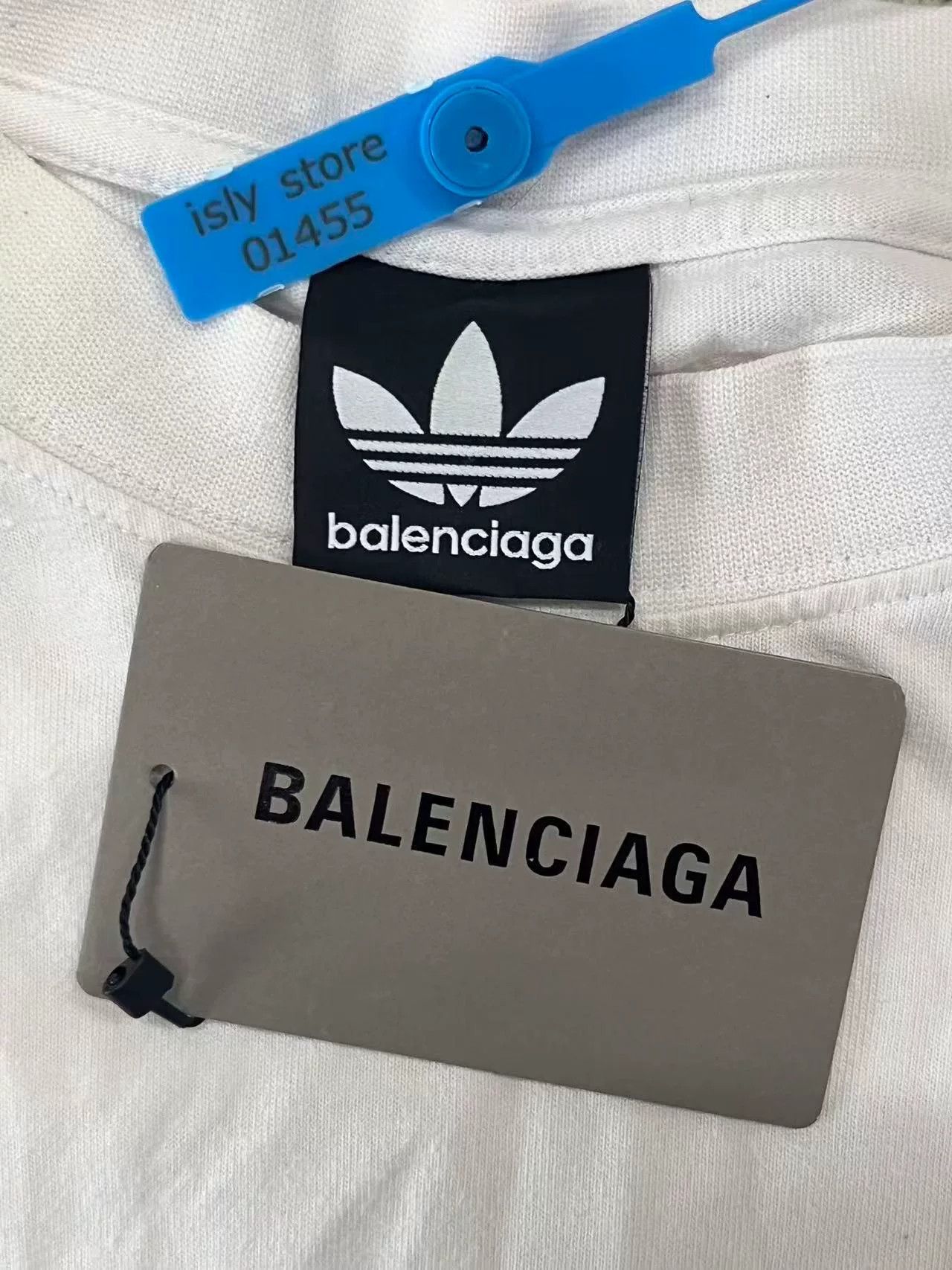 Balenciaga Balenciaga x Adidas Logo Embroidered T-Shirt Size US S / EU 44-46 / 1 - 5 Thumbnail