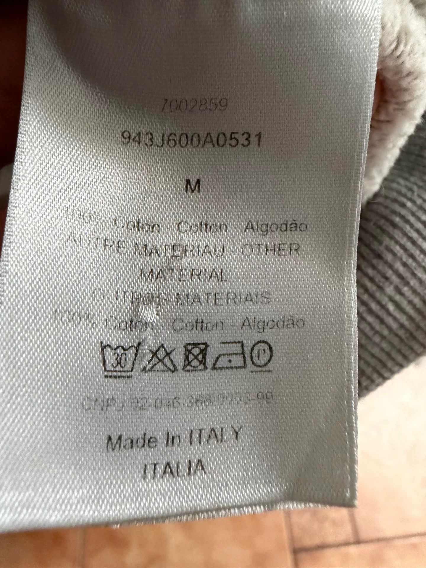 Dior gray cd embroidered hoodie by dior Size US M / EU 48-50 / 2 - 4 Thumbnail