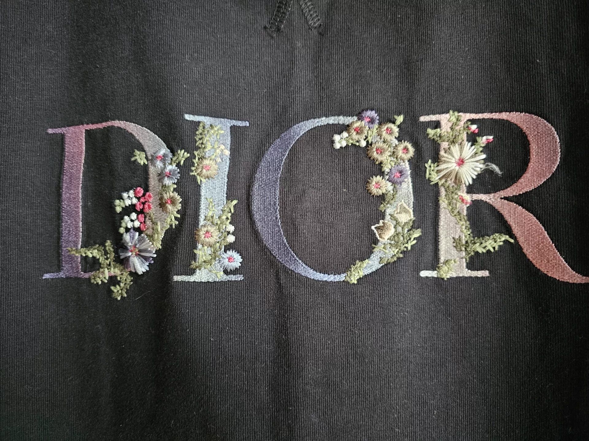Dior dior floral embroidery short sleeve t-shirt Size US M / EU 48-50 / 2 - 2 Thumbnail