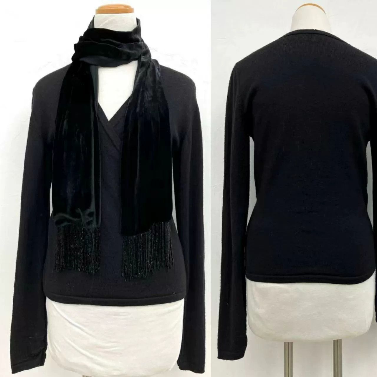 Max Mara maxmara wool knit top set with scarf Size US S / EU 44-46 / 1 - 8 Thumbnail