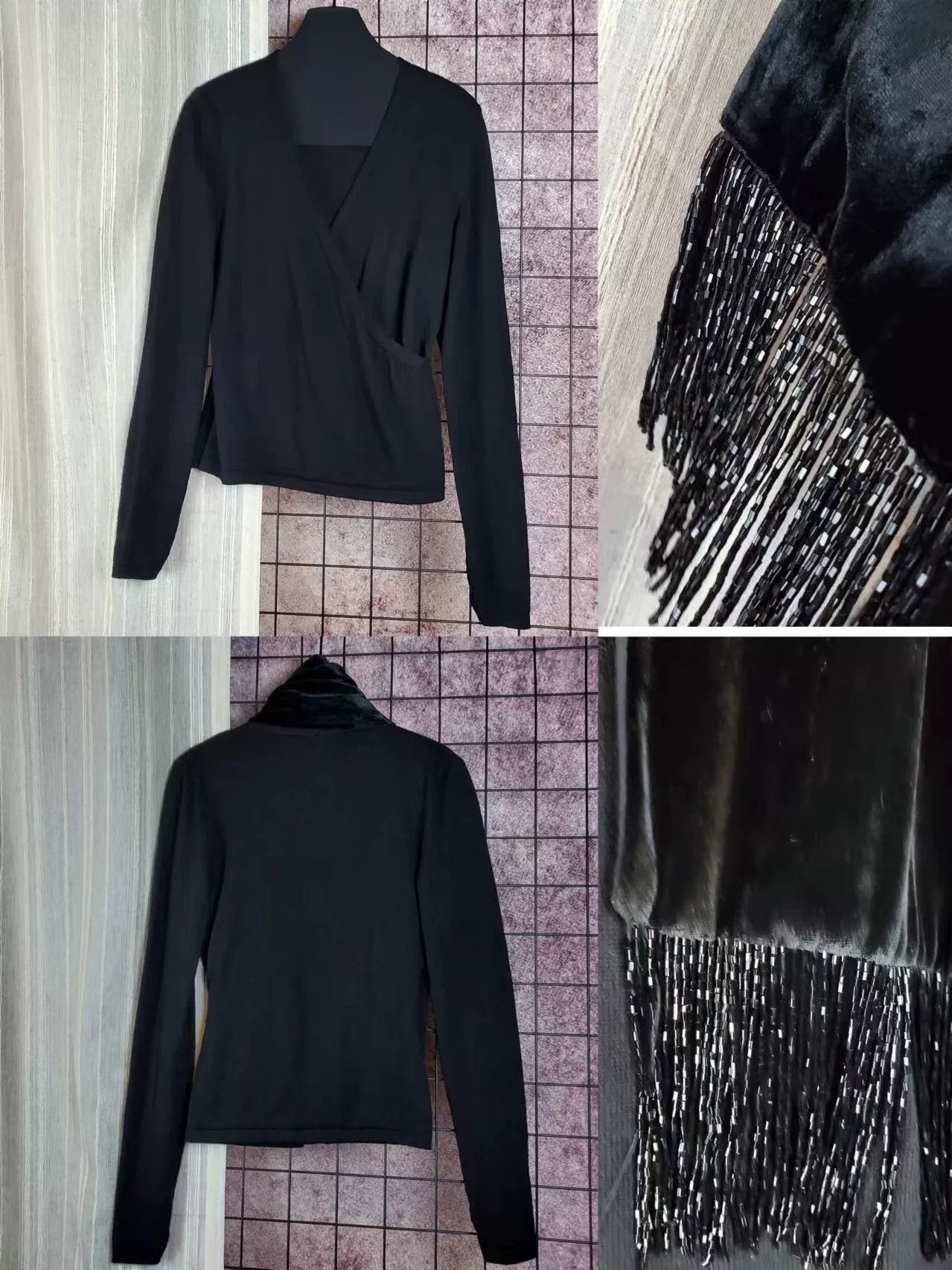 Max Mara maxmara wool knit top set with scarf Size US S / EU 44-46 / 1 - 3 Thumbnail