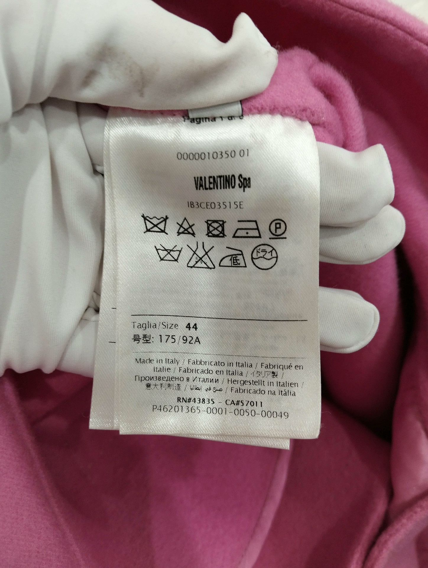 Valentino pink wool coat by valentino Size US L / EU 52-54 / 3 - 6 Thumbnail
