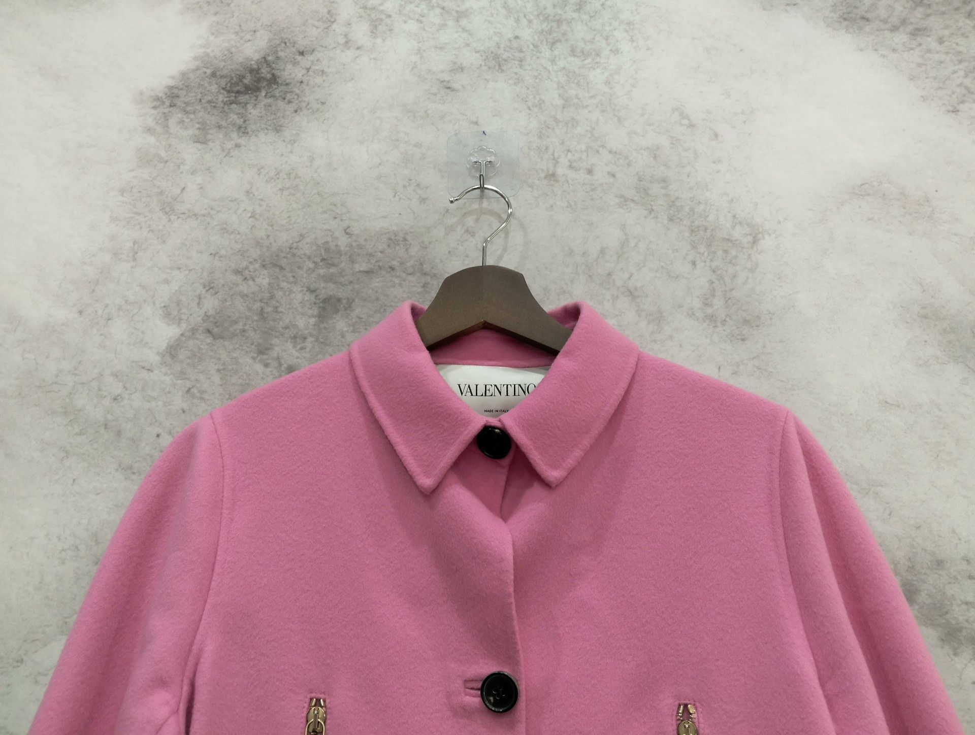 Valentino pink wool coat by valentino Size US L / EU 52-54 / 3 - 5 Thumbnail