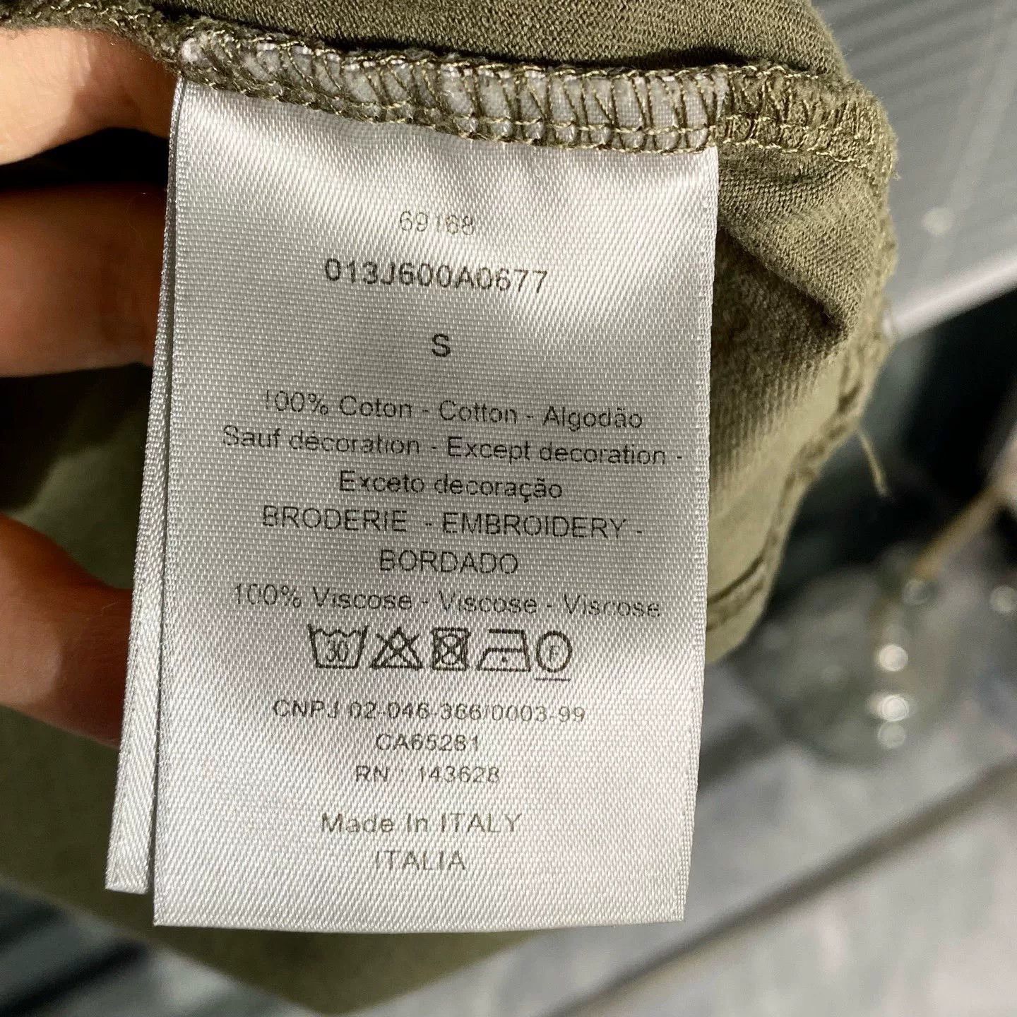 Dior dior short sleeve t-shirt with logo Size US S / EU 44-46 / 1 - 4 Thumbnail