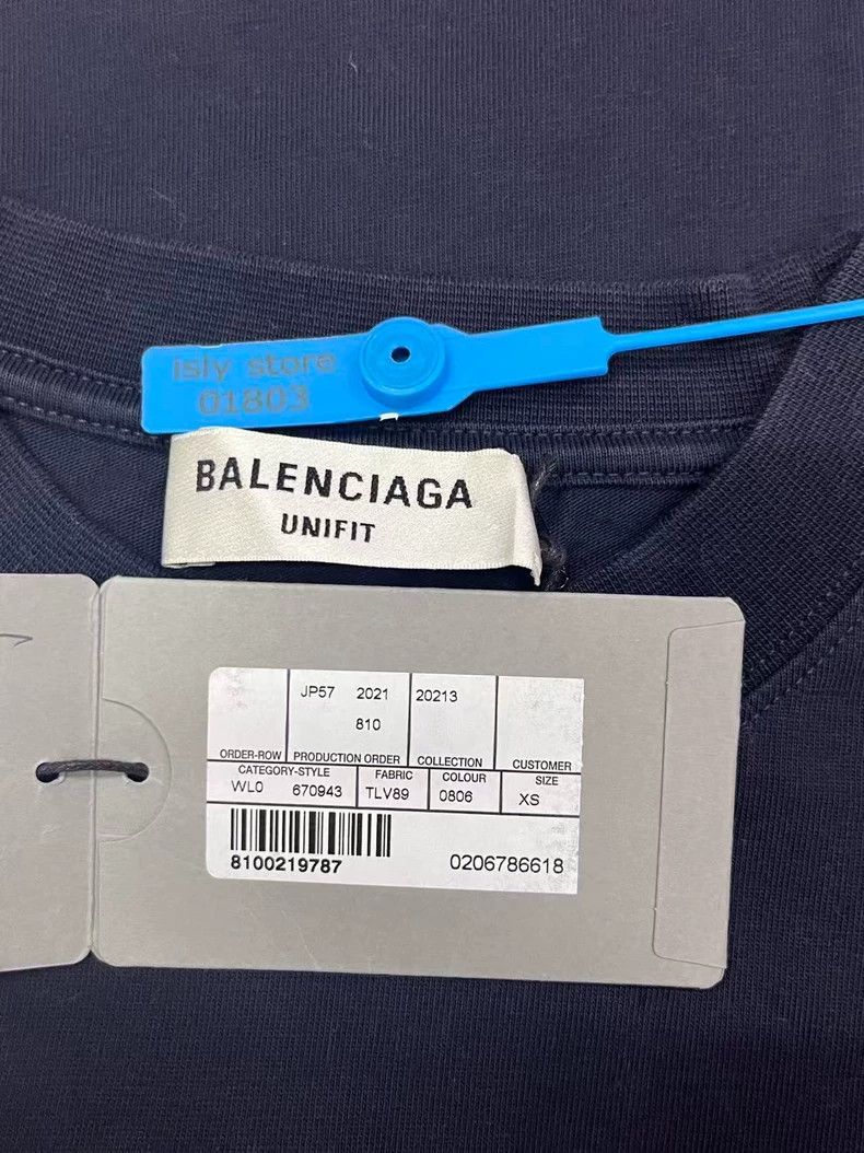 Balenciaga Balenciaga Logo Print Crewneck Casual T-Shirt Size US XS / EU 42 / 0 - 5 Thumbnail