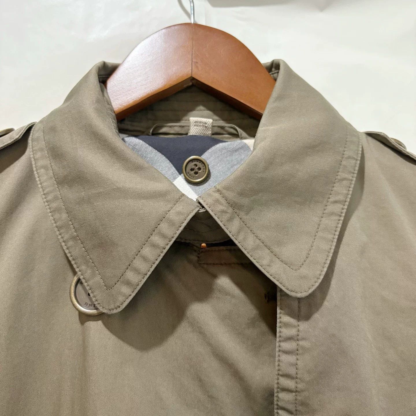 Burberry Burberry Collar Check Trench Coat Set Size US XL / EU 56 / 4 - 5 Thumbnail