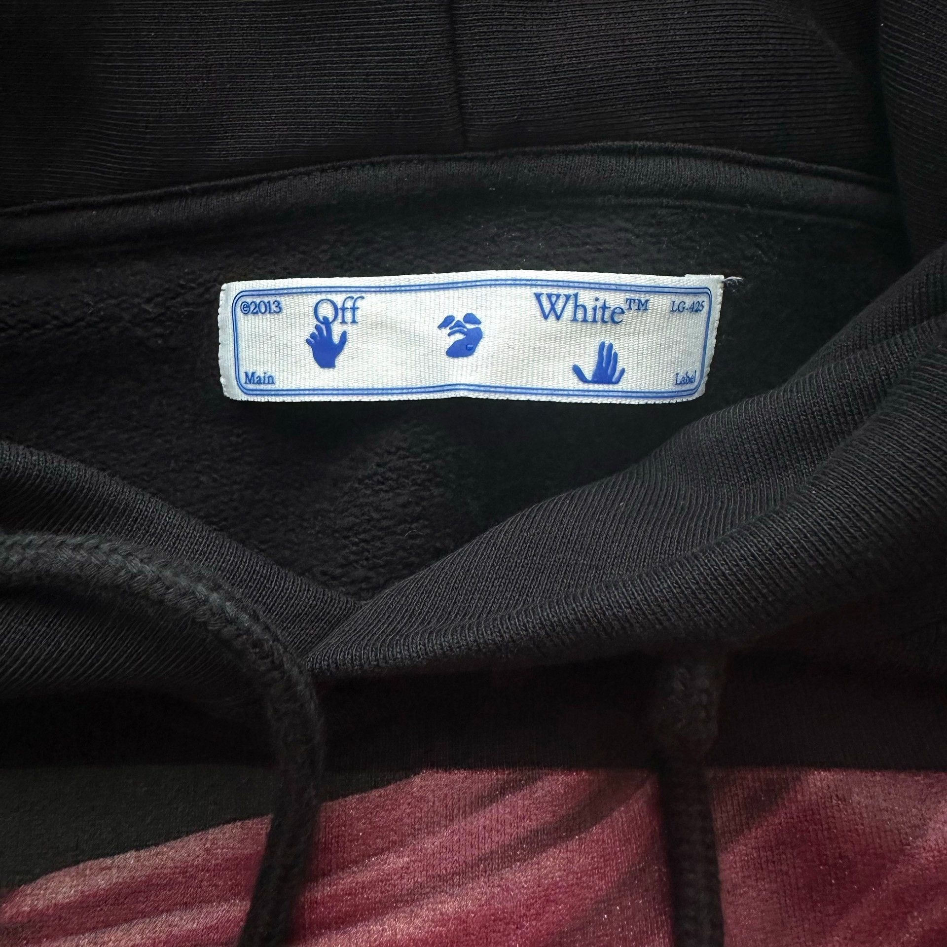 Balenciaga OFF-WHITE Printed Hooded Sweatshirt Size US S / EU 44-46 / 1 - 7 Thumbnail