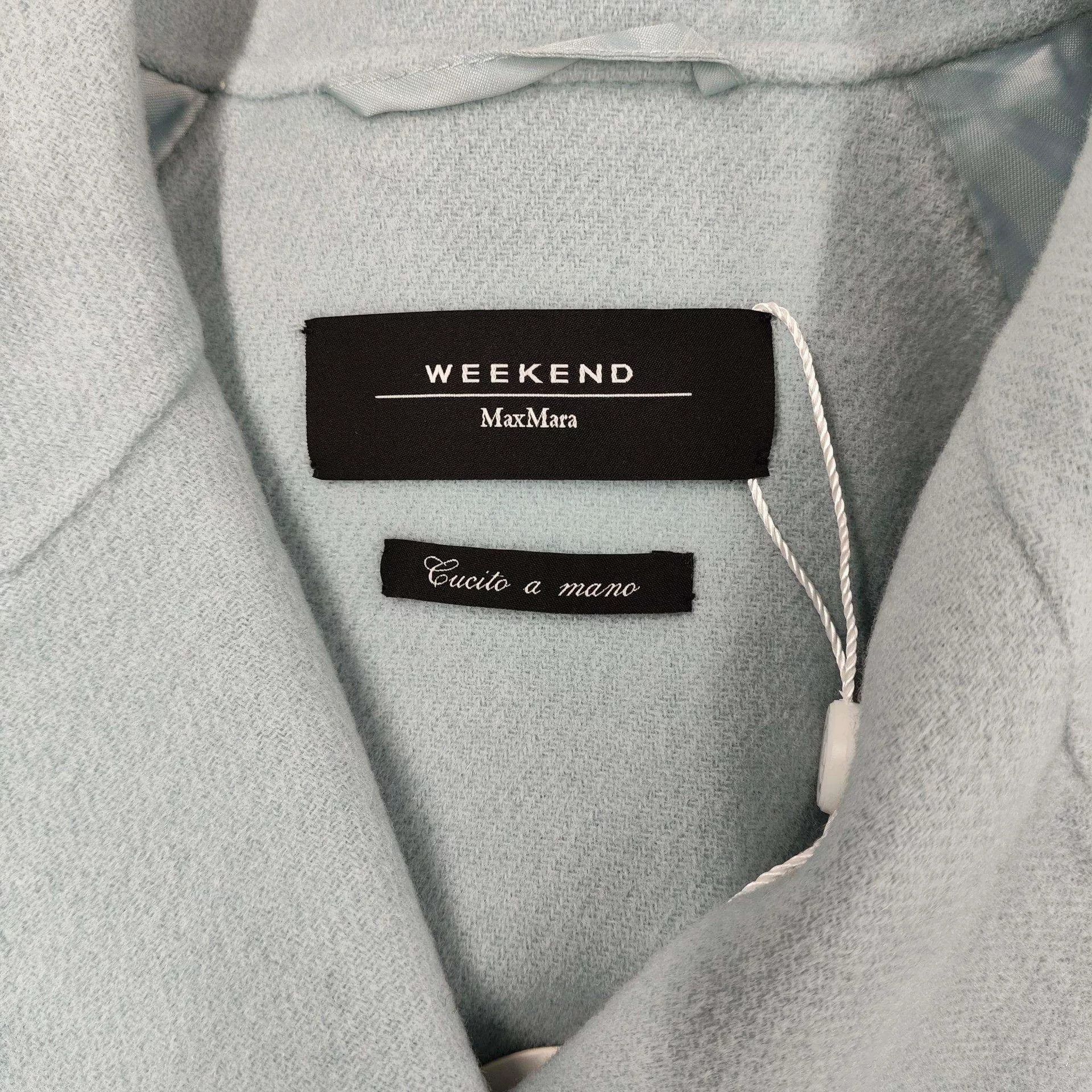 Max Mara MaxMara Weekend Wool Double-Breasted Coat Size US S / EU 44-46 / 1 - 3 Thumbnail