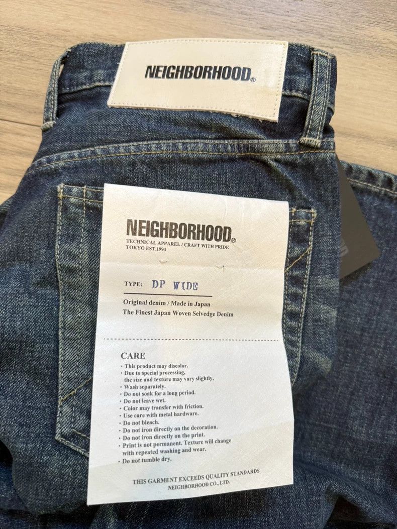 Neighborhood NEIGHBORHOOD Washed Denim DP Wide Size US 26 / EU 42 - 4 Thumbnail