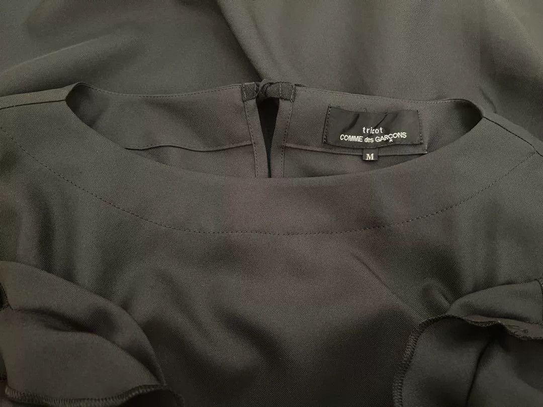 Comme des Garcons COMME des GARCONS Black Design Dress Size US 36 / EU 52 - 3 Thumbnail