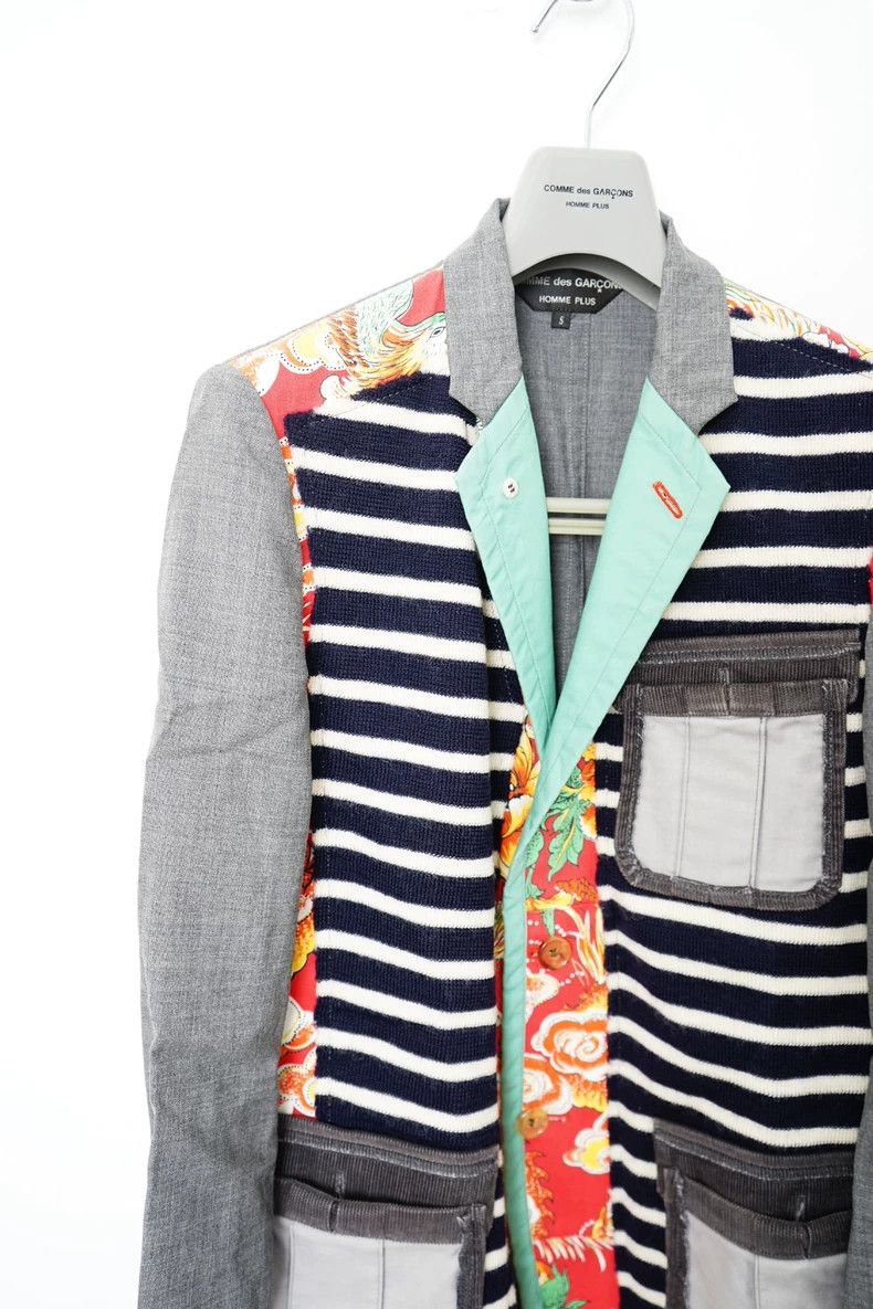 Comme des Garcons Comme des Garçons Phoenix Patchwork Blazer Size US S / EU 44-46 / 1 - 3 Thumbnail