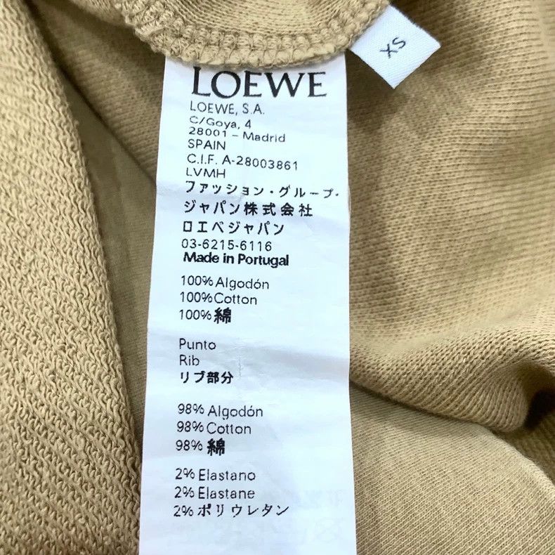 Loewe Loewe Logo Embroidered Crewneck Sweatshirt Size US XS / EU 42 / 0 - 8 Thumbnail