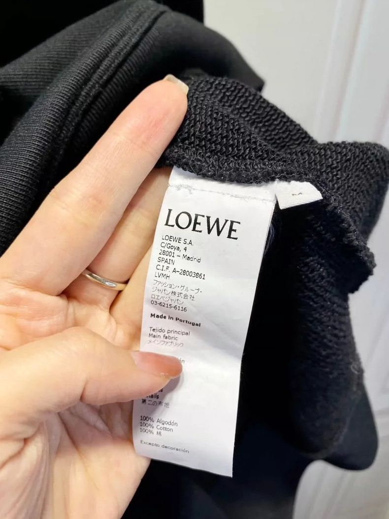Loewe Loewe Black Embroidered Logo Sweatshirt M Size US M / EU 48-50 / 2 - 5 Thumbnail