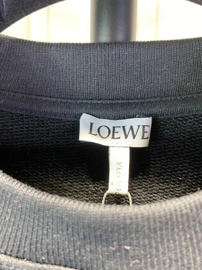 Loewe Loewe Black Embroidered Logo Sweatshirt M Size US M / EU 48-50 / 2 - 3 Thumbnail