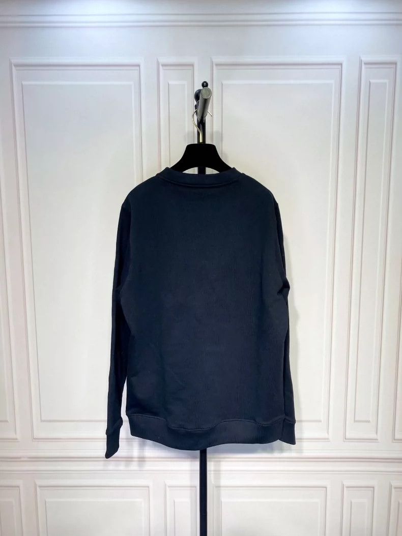 Loewe Loewe Black Embroidered Logo Sweatshirt M Size US M / EU 48-50 / 2 - 2 Thumbnail