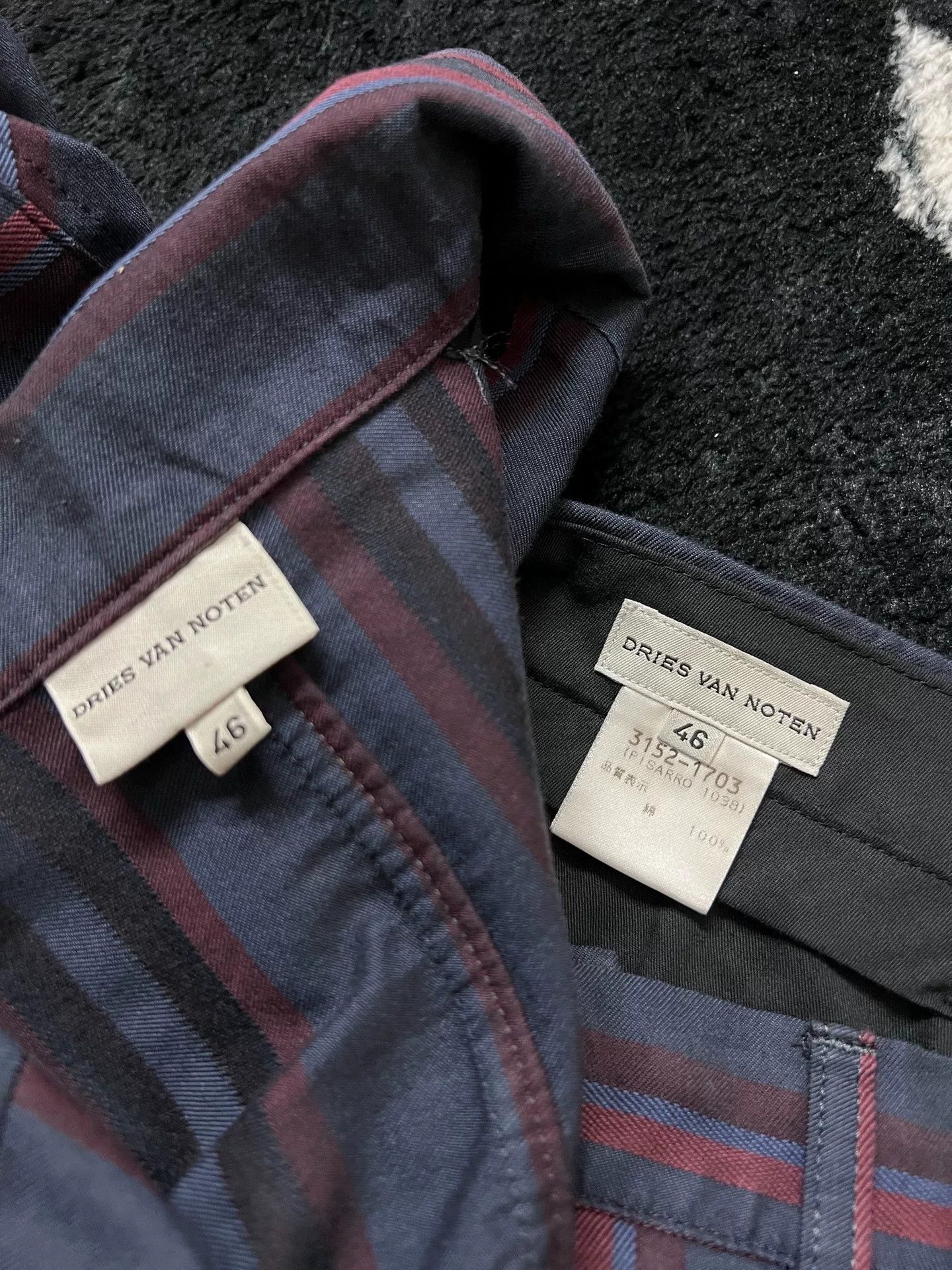 Dries Van Noten Dries Van Noten Striped Suit Set Size US 30 / EU 46 - 3 Thumbnail