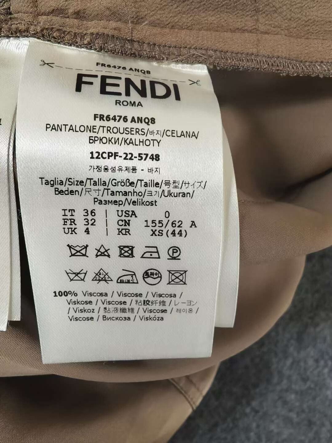 Fendi Fendi Solid Pleated Cargo Pants Size US 36 / EU 52 - 4 Thumbnail