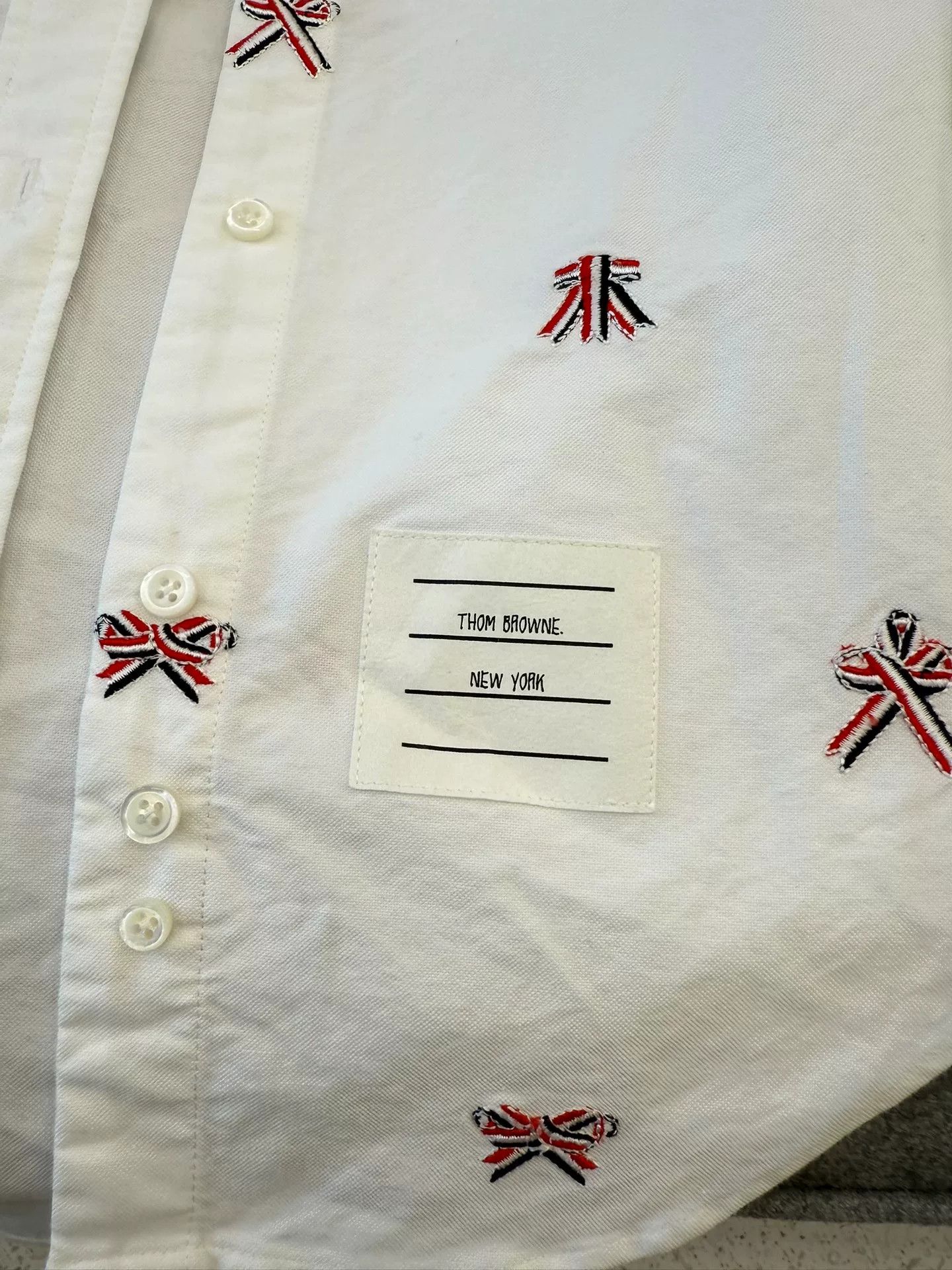 Thom Browne Thom Browne Bow Embroidered Shirt Size US M / EU 48-50 / 2 - 4 Thumbnail