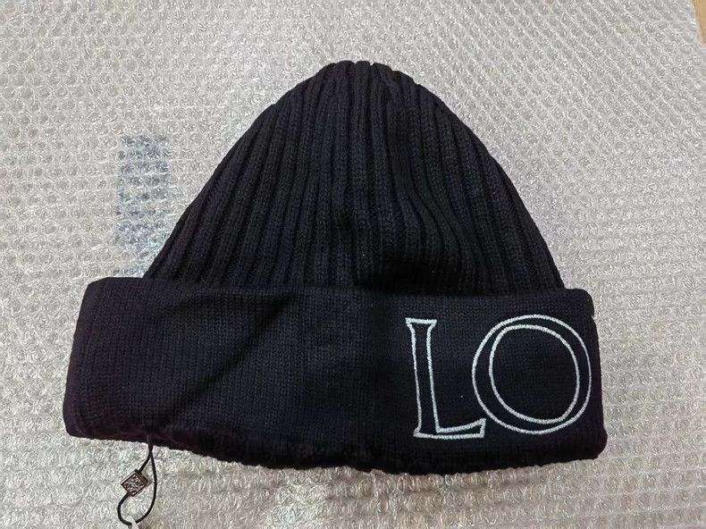 Loewe LOEWE Ribbed Wool Knit Beanie Size ONE SIZE - 4 Thumbnail