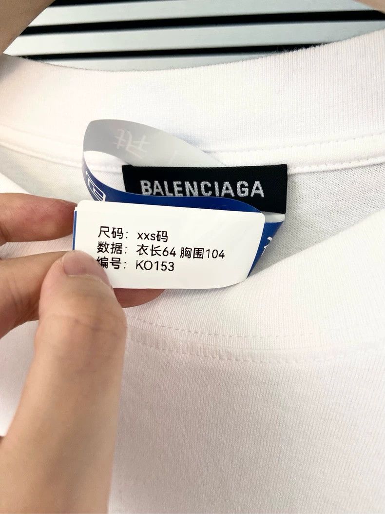 Balenciaga Balenciaga Back Logo Short Sleeve Tee Size US XXS / EU 40 - 4 Thumbnail