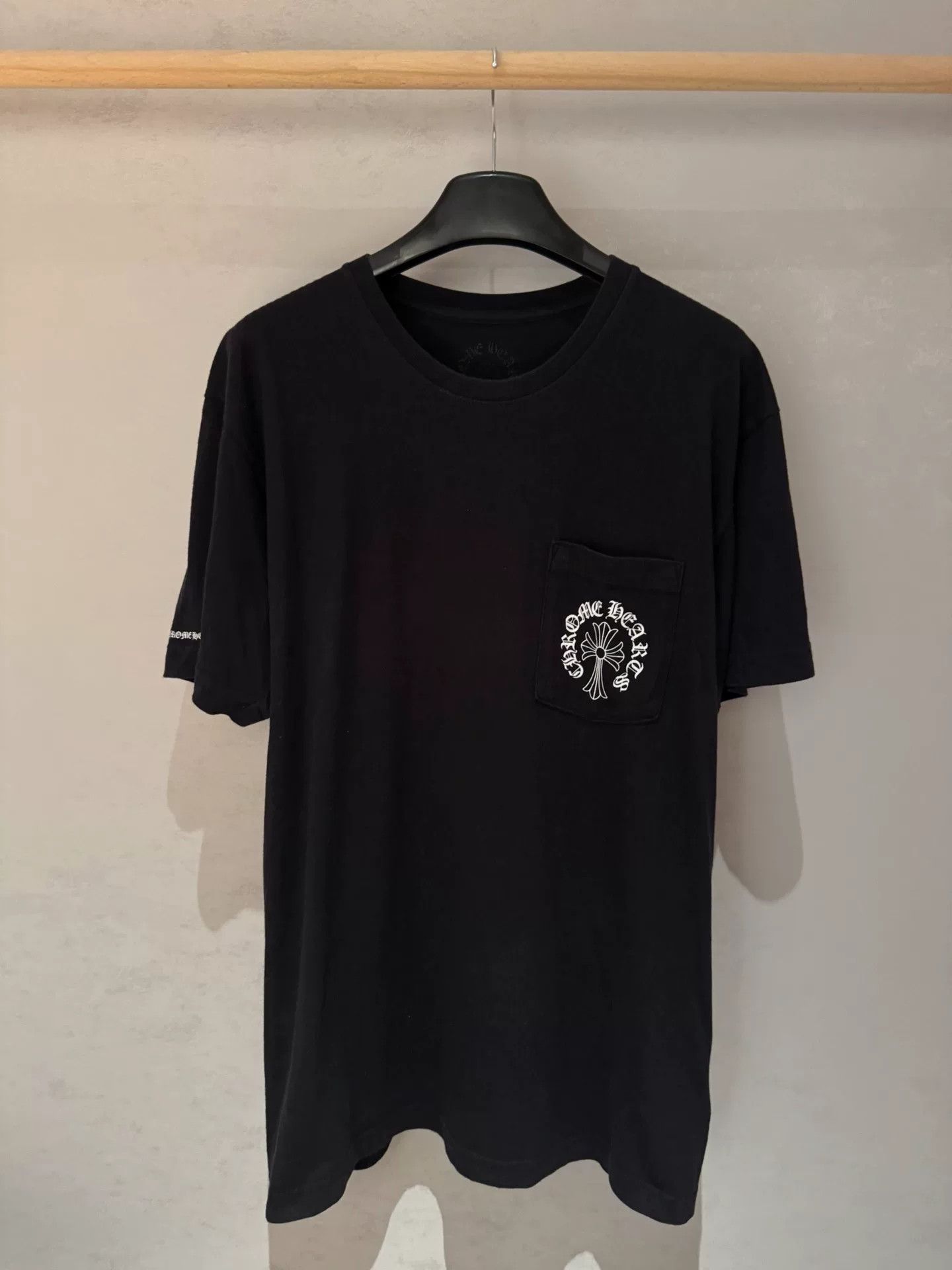 Chrome Hearts Chrome Hearts Black Cross Short Sleeve Tee Size US L / EU 52-54 / 3 - 2 Thumbnail