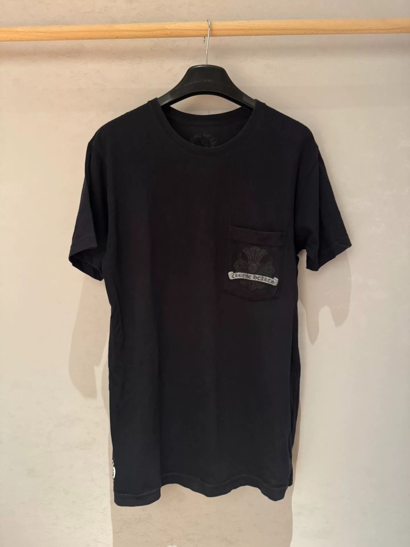 Chrome Hearts Chrome Hearts Silver Logo Short Sleeve T-Shirt Size US M / EU 48-50 / 2 - 2 Thumbnail