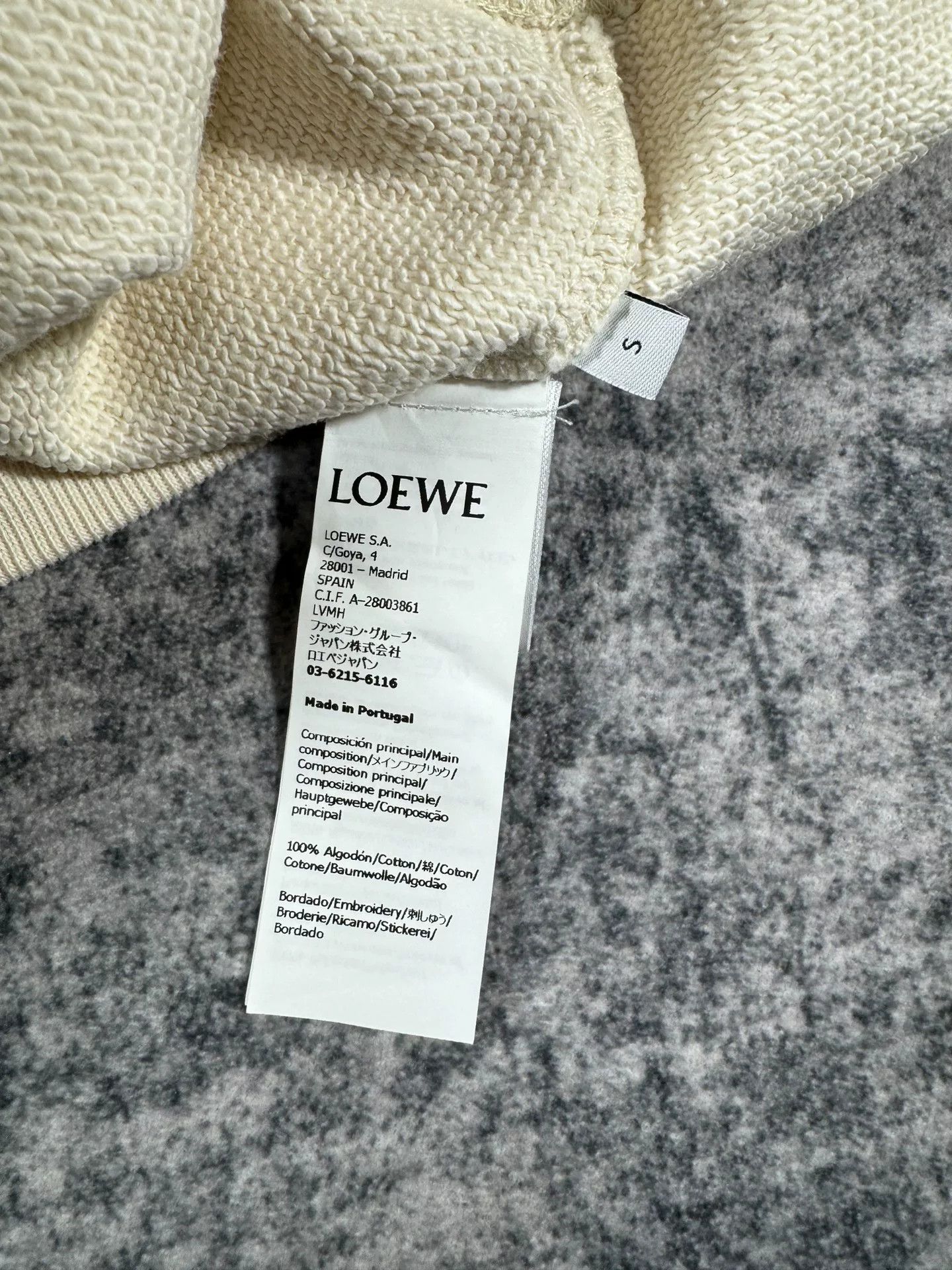 Loewe Loewe Rabbit Embroidery Short Sweatshirt Size US S / EU 44-46 / 1 - 5 Thumbnail