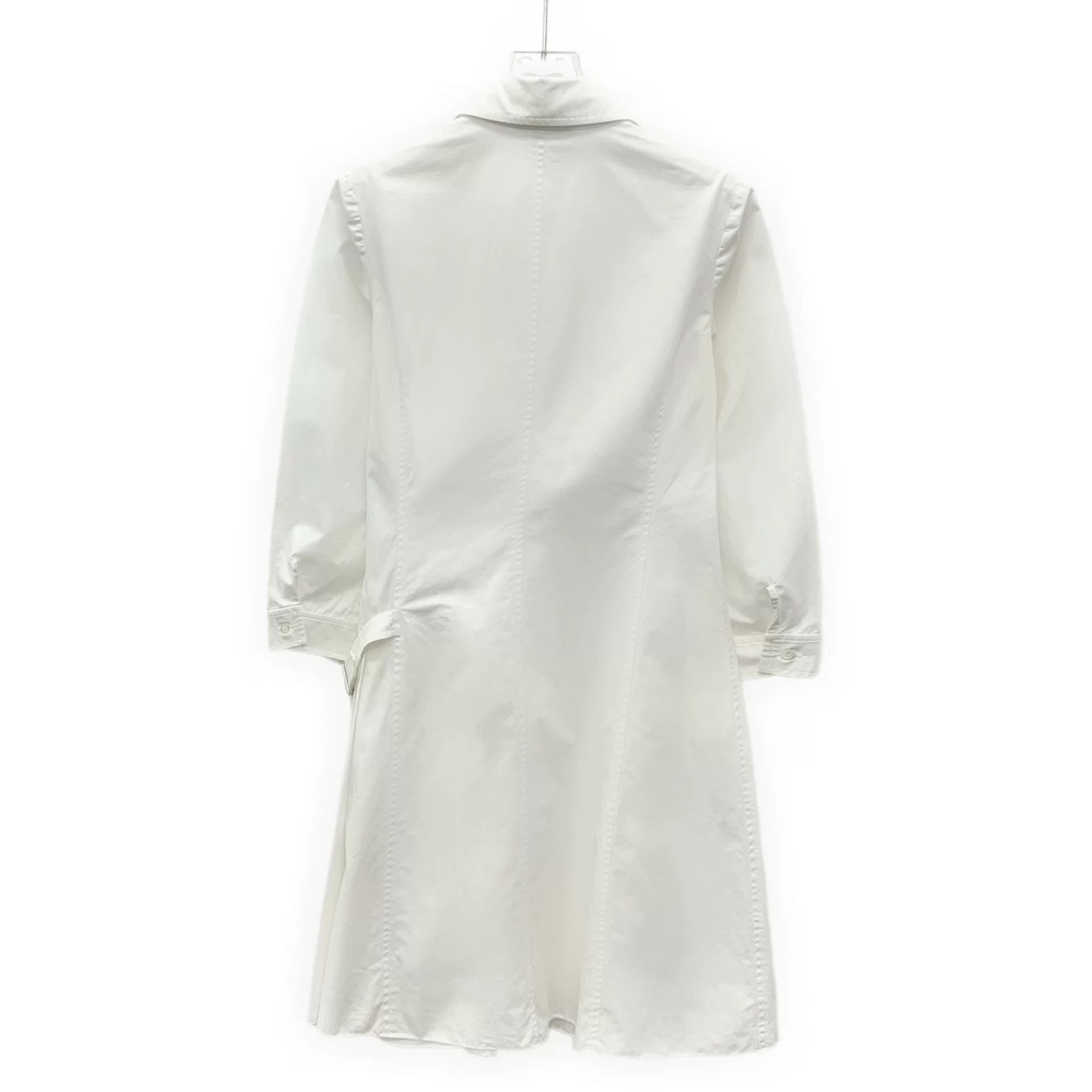 Dior dior white embroidered logo long sleeve dress Size US XXS / EU 40 - 2 Thumbnail