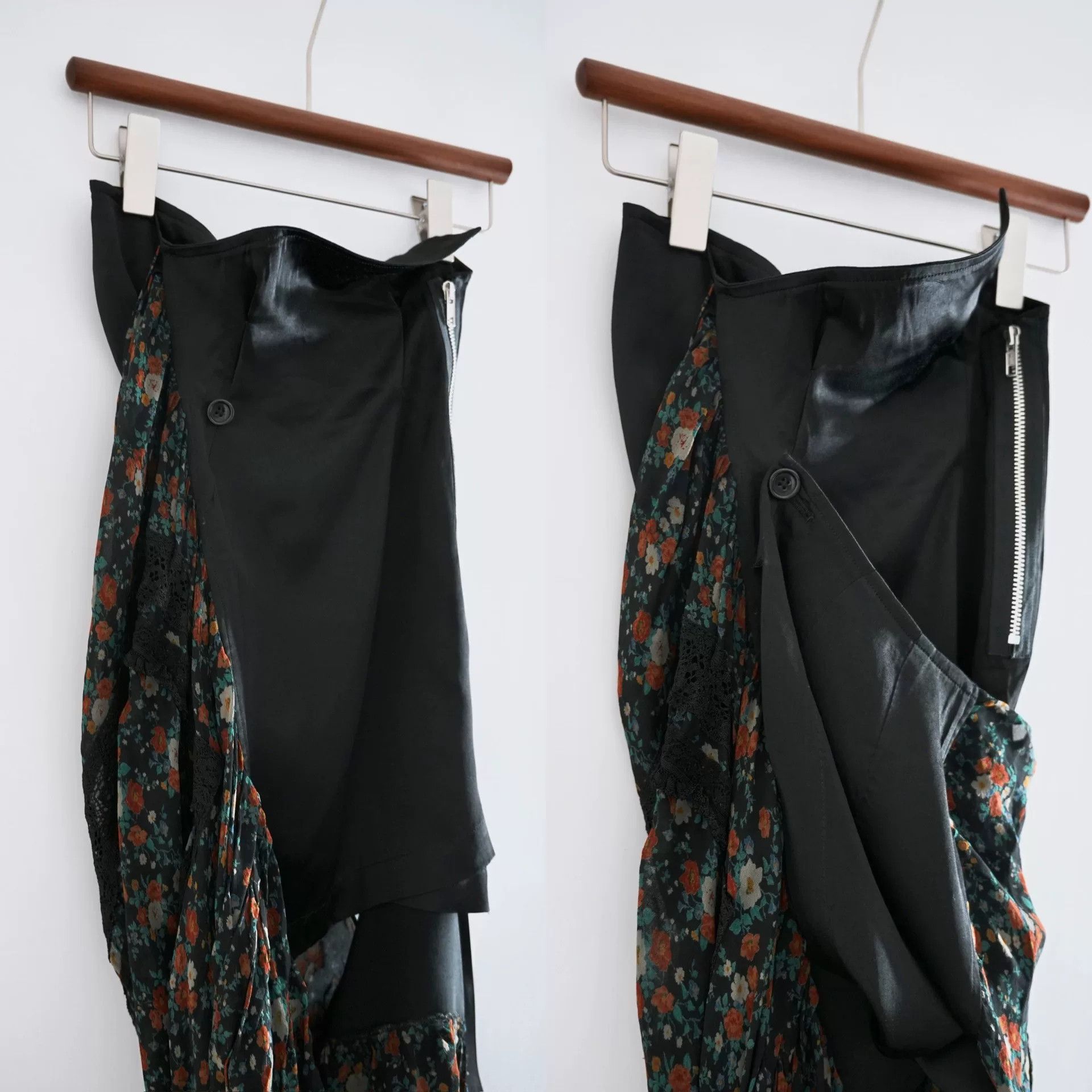 Junya Watanabe Junya Watanabe 07aw Floral Half Skirt Size US 26 / EU 42 - 4 Thumbnail
