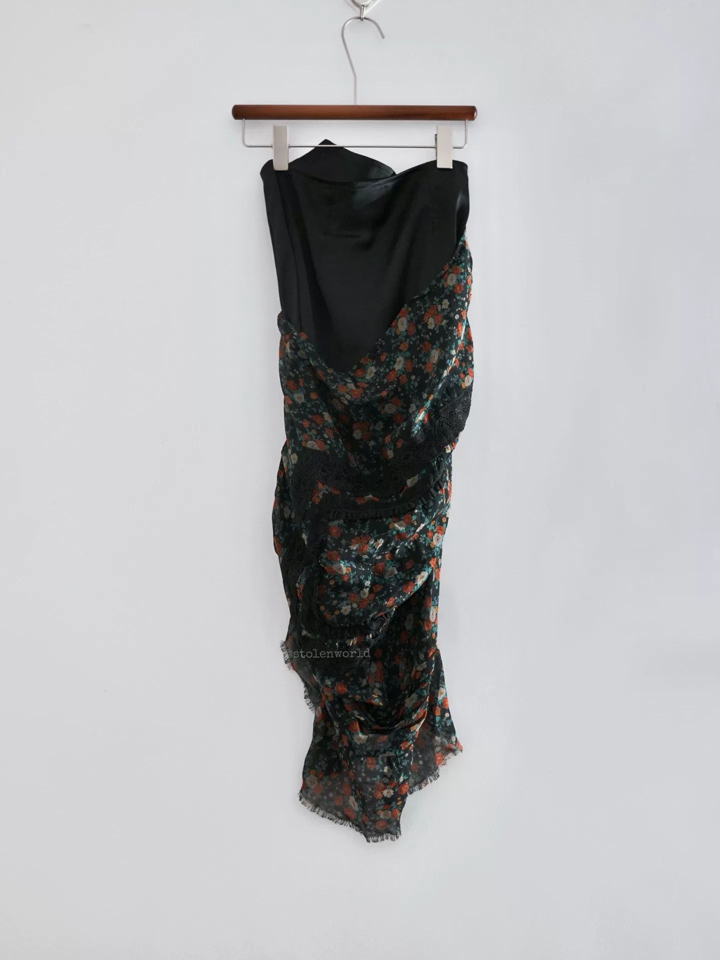 Junya Watanabe Junya Watanabe 07aw Floral Half Skirt Size US 26 / EU 42 - 5 Thumbnail