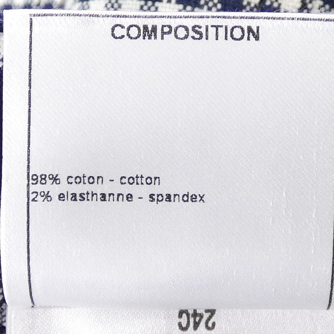 Chanel Chanel Chanel P53371V28957 Check Pants Cotton Pants P53371V28957 DUTY FREE for USA Size ONE SIZE - 3 Thumbnail