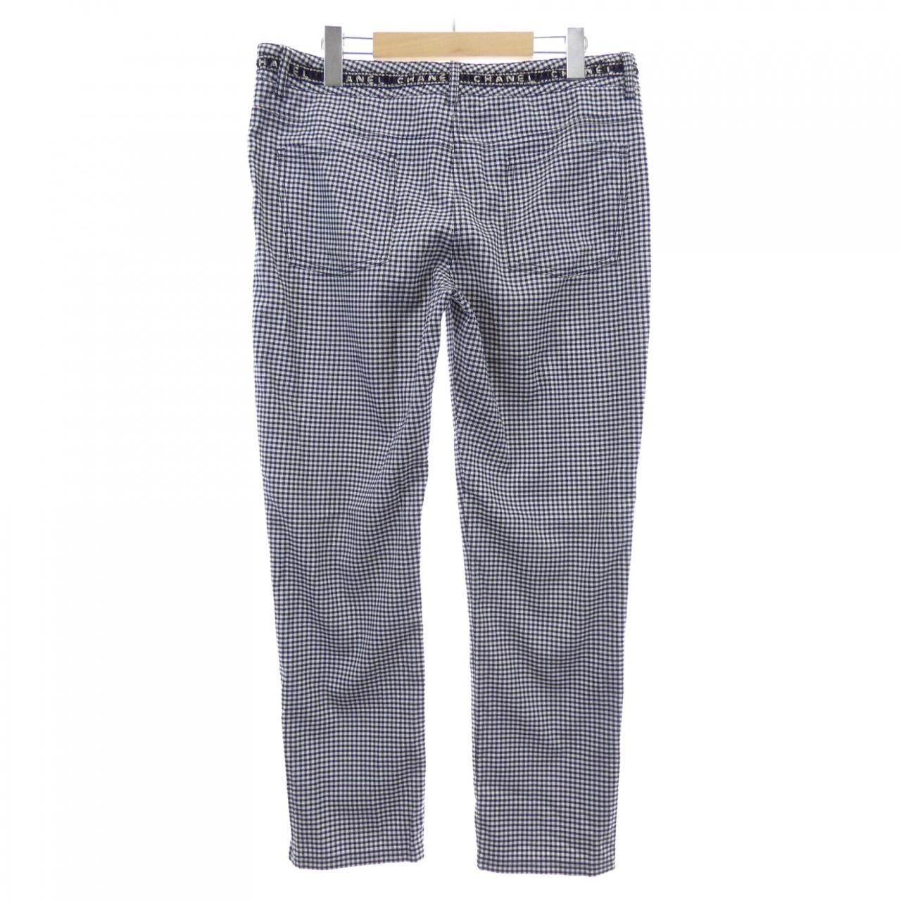 Chanel Chanel Chanel P53371V28957 Check Pants Cotton Pants P53371V28957 DUTY FREE for USA Size ONE SIZE - 2 Thumbnail