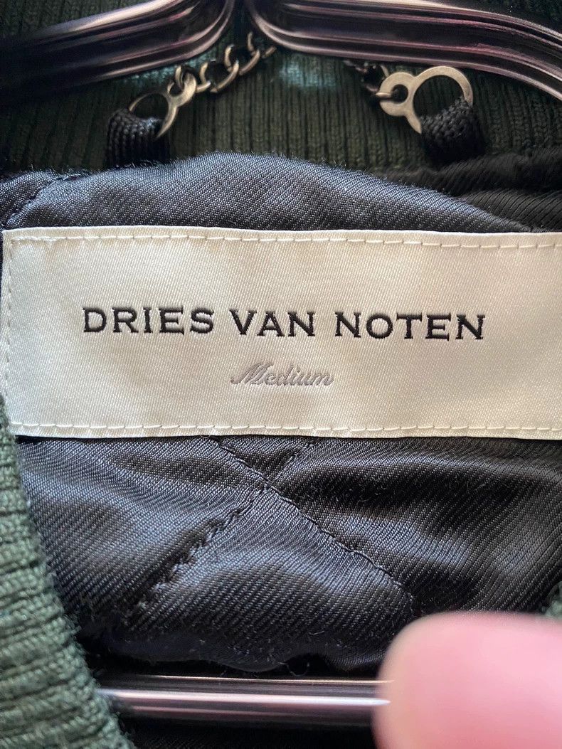 Dries Van Noten Dries Van Noten 21aw Green Bomber Jacket Size US M / EU 48-50 / 2 - 2 Thumbnail