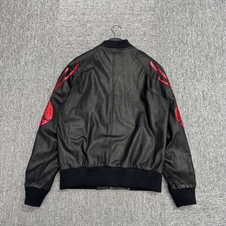Dries Van Noten Dries Van Noten Embroidered Leather Jacket Size US L / EU 52-54 / 3 - 4 Thumbnail