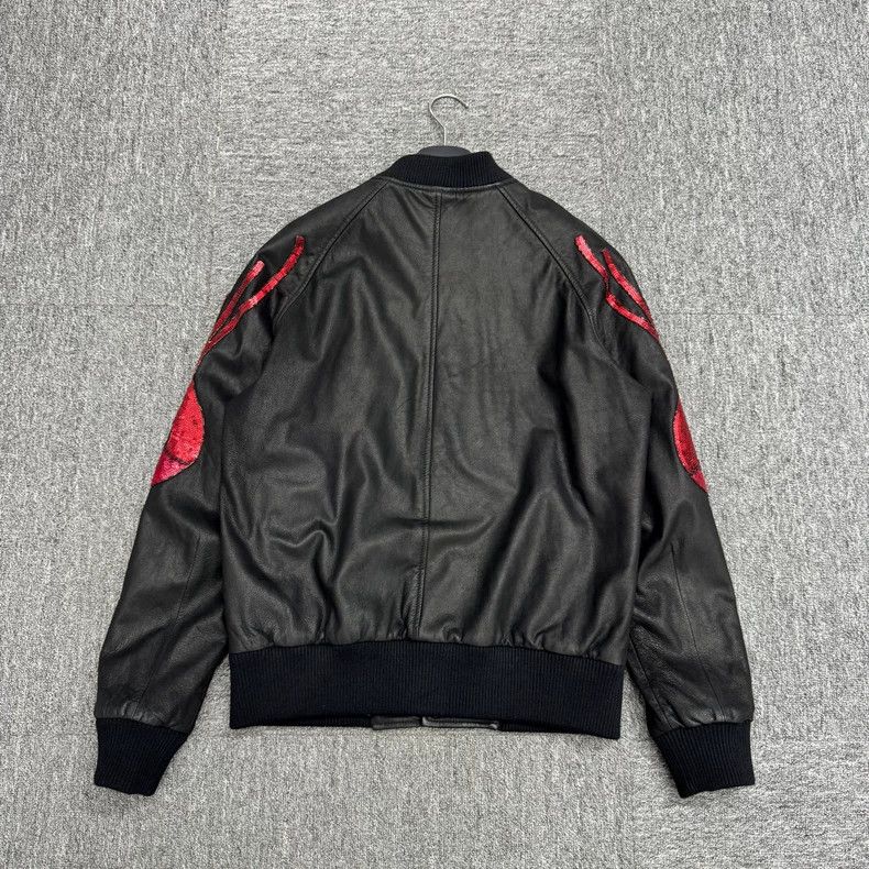 Dries Van Noten Dries Van Noten Embroidered Leather Jacket Size US L / EU 52-54 / 3 - 2 Thumbnail