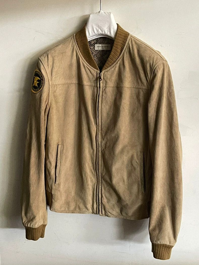 Dries Van Noten Dries Van Noten Suede Leather Jacket Size US L / EU 52-54 / 3 - 3 Thumbnail
