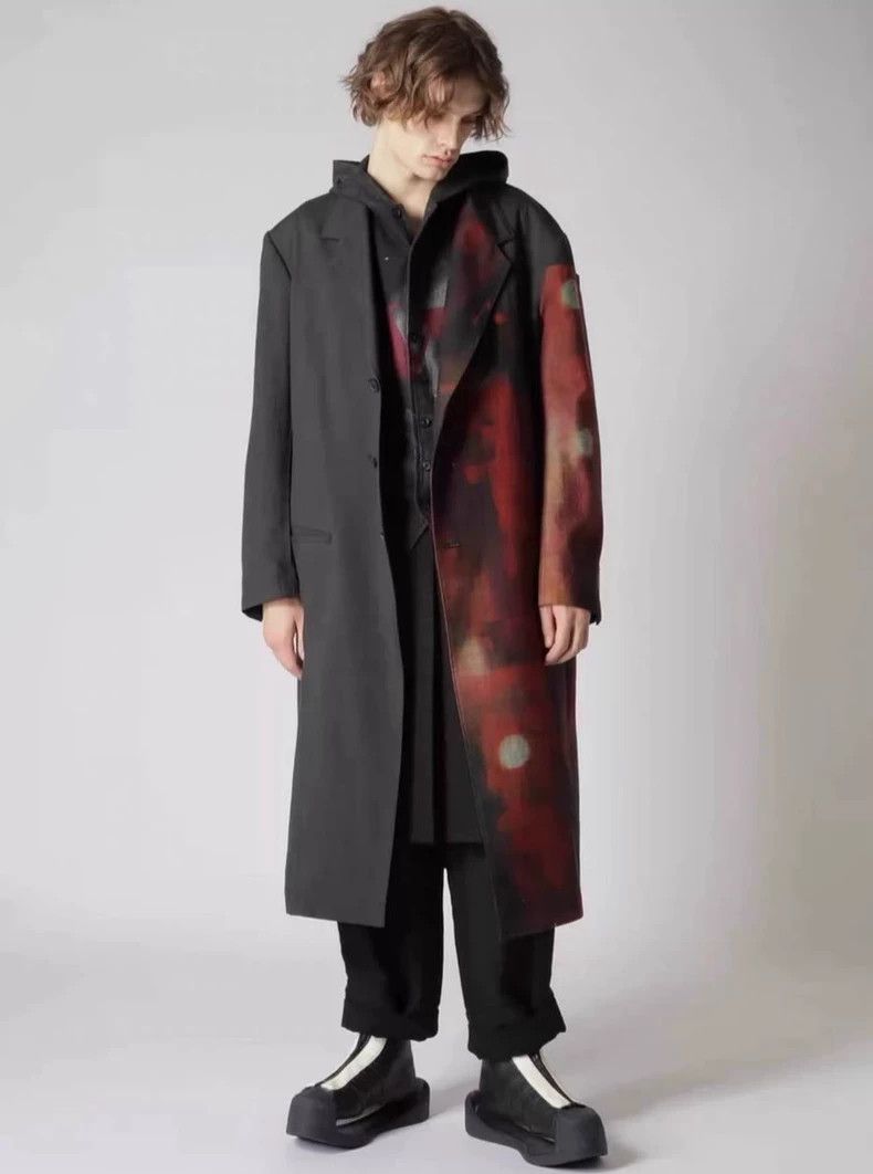 Yohji Yamamoto Yohji Yamamoto 23SS Abstract Pattern Coat Size US M / EU 48-50 / 2 - 2 Thumbnail