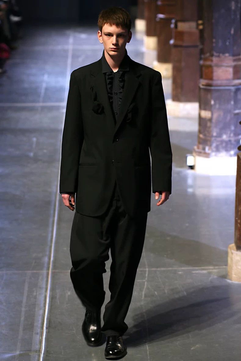 Yohji Yamamoto Yohji Yamamoto 06AW Silk Ribbon Blazer Size US M / EU 48-50 / 2 - 3 Thumbnail