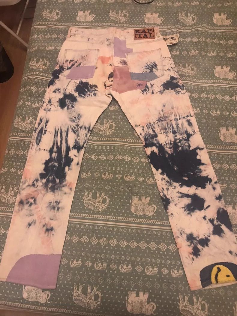 Kapital Kapital Kountry Travis Scott Tie-Dye Jeans Size US 36 / EU 52 - 2 Thumbnail