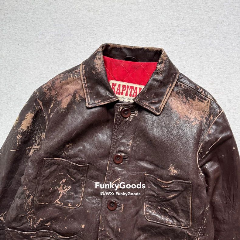 Kapital Kapital × Lewis Leathers Leather Jacket Size US L / EU 52-54 / 3 - 2 Thumbnail