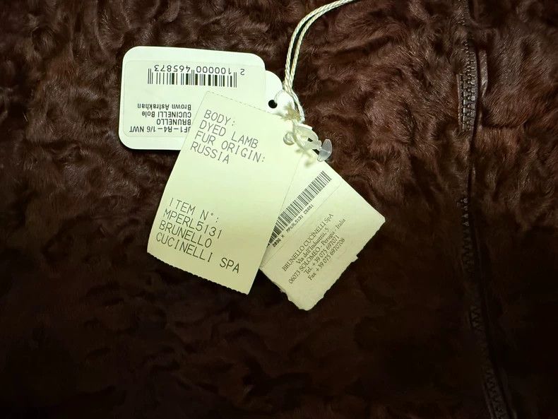 Brunello Cucinelli Brunello Cucinelli Astrakhan Fur Jacket Size US M / EU 48-50 / 2 - 4 Thumbnail
