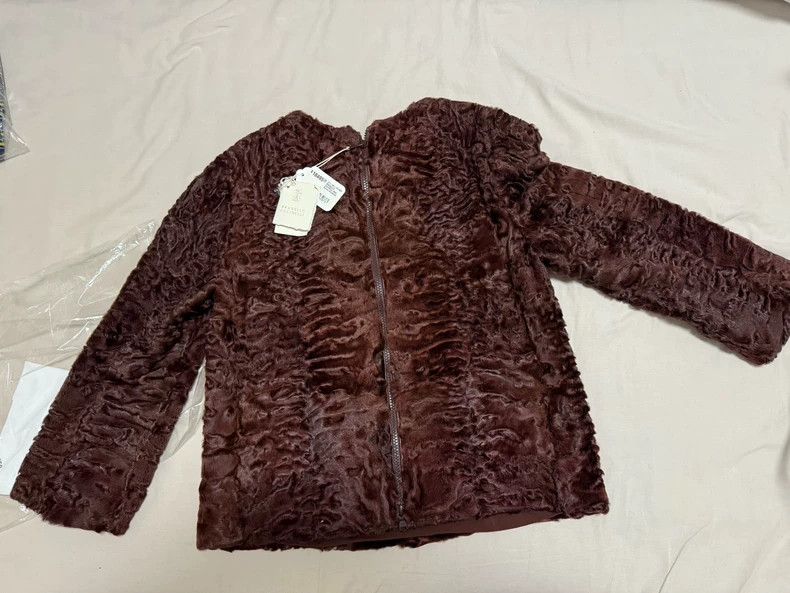 Brunello Cucinelli Brunello Cucinelli Astrakhan Fur Jacket Size US M / EU 48-50 / 2 - 2 Thumbnail
