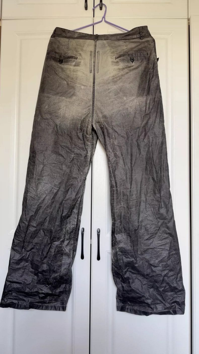 Rick Owens Rick Owens Waxed Wide-Leg Pants 31 Size US 31 - 3 Thumbnail