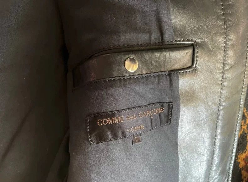 Comme des Garcons Comme des Garcons 00aw Leather Biker Jacket Size US L / EU 52-54 / 3 - 4 Thumbnail