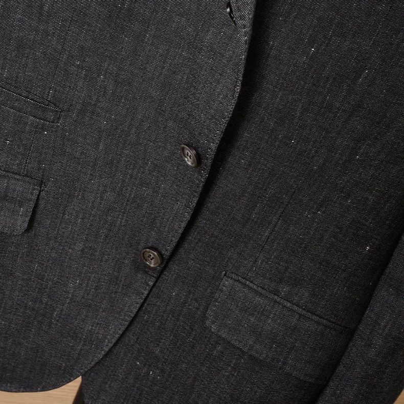 Brunello Cucinelli Brunello Cucinelli Denim Blazer Size US L / EU 52-54 / 3 - 6 Thumbnail