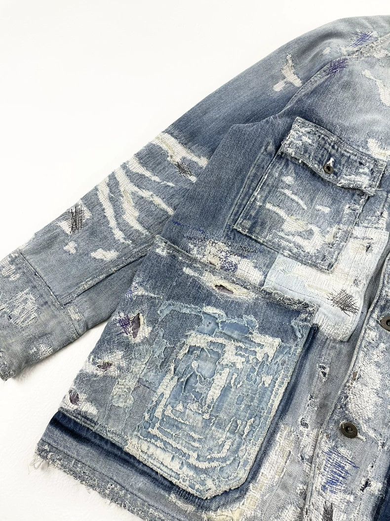Kapital Kapital Boro Patchwork Denim Jacket Size US M / EU 48-50 / 2 - 3 Thumbnail