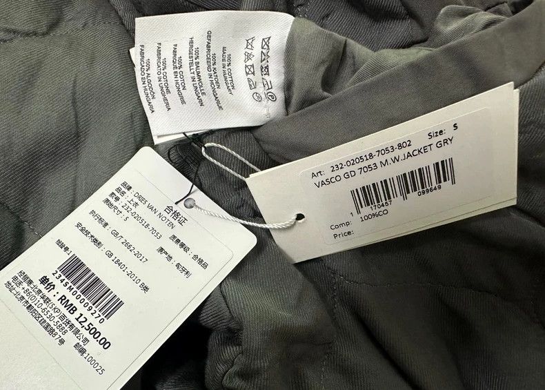 Dries Van Noten Dries Van Noten Fall Winter Gray Jacket Size US S / EU 44-46 / 1 - 2 Thumbnail