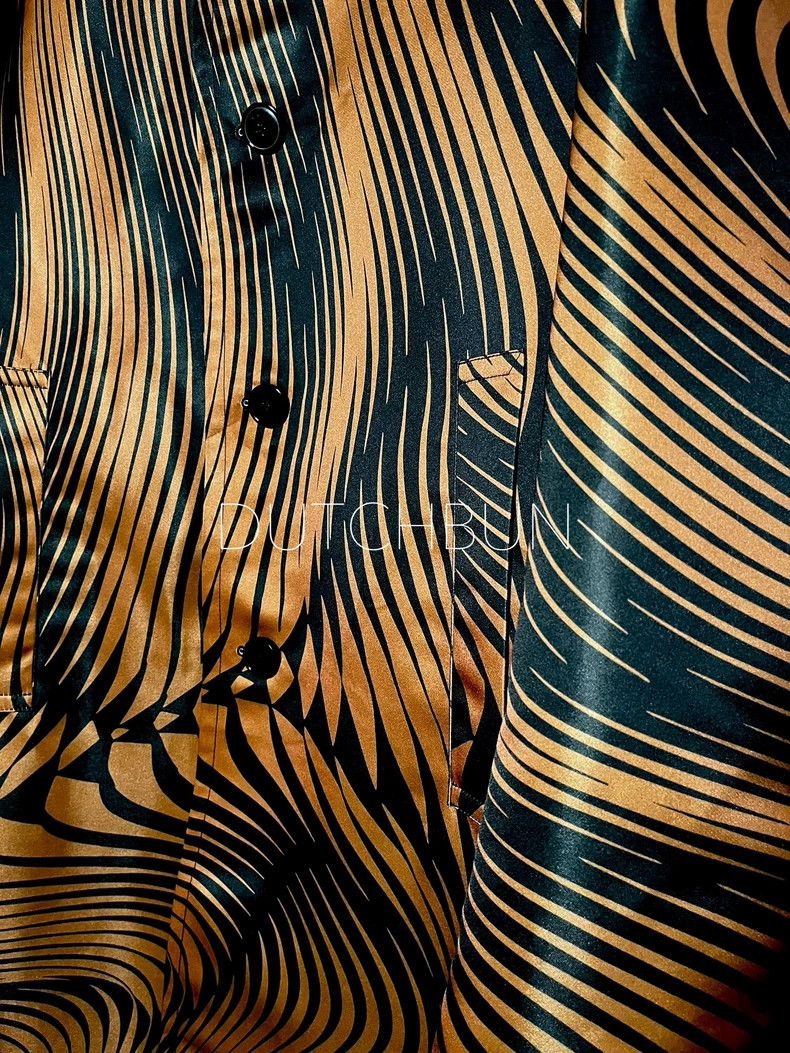 Dries Van Noten Dries Van Noten Stripe Print Coat Archive Size US L / EU 52-54 / 3 - 5 Thumbnail